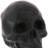 Cisne 6" White Ceramic Skull Tabletop Sculpture-1280186387