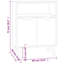 Sideboard 60x30x72 cm Engineered Wood-781736644