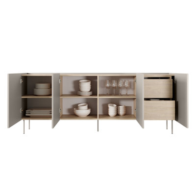 Caparro 220 Cm Wide 2 Drawer Sideboard