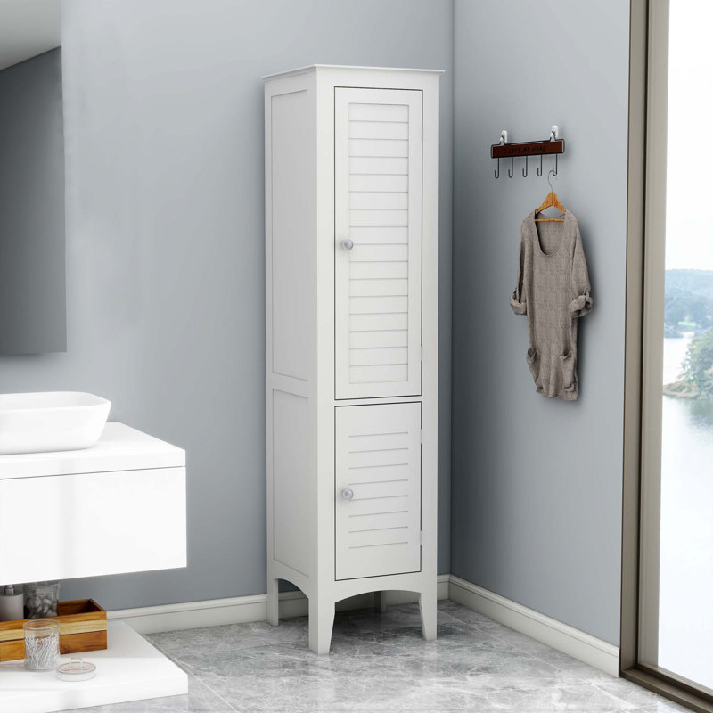 Grande armoire autoportante à tour étroite