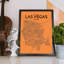 Las Vegas City Map 1 Piece Wall Art-484191975