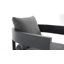 Tabouret d'extérieur en métal avec coussin Evalyn Chalsie-428422804