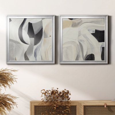La recherche - ensemble de 2 reproductions d'art sur toile