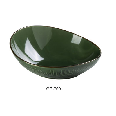 Yanco Green Gem 36oz. Sheer Bowl