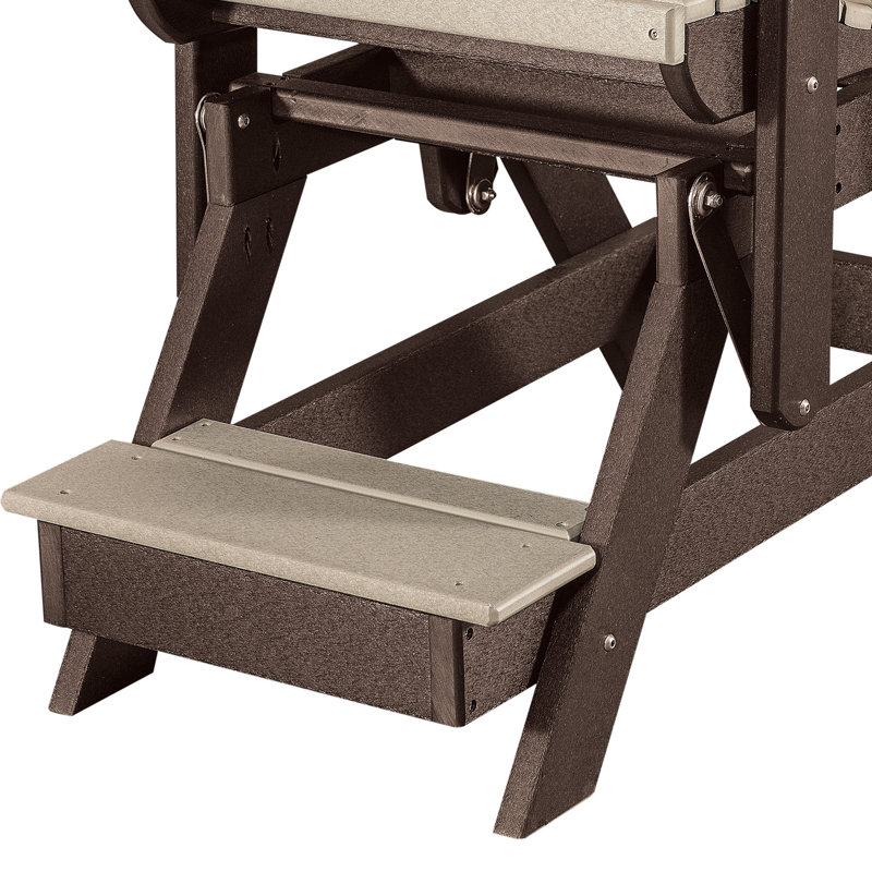 Chaise d'extérieur en plastique coulissante Haven