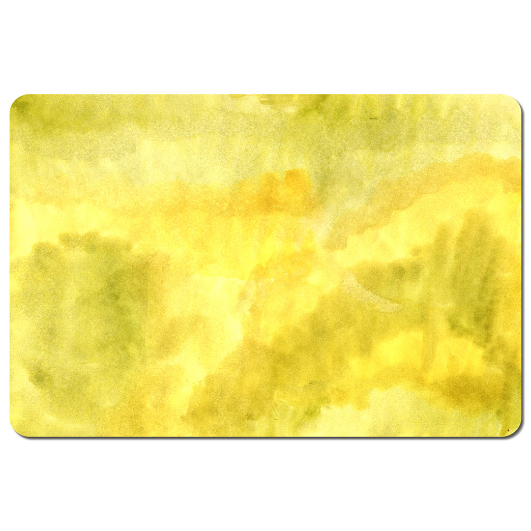 Yellow Watercolour Placemat Set