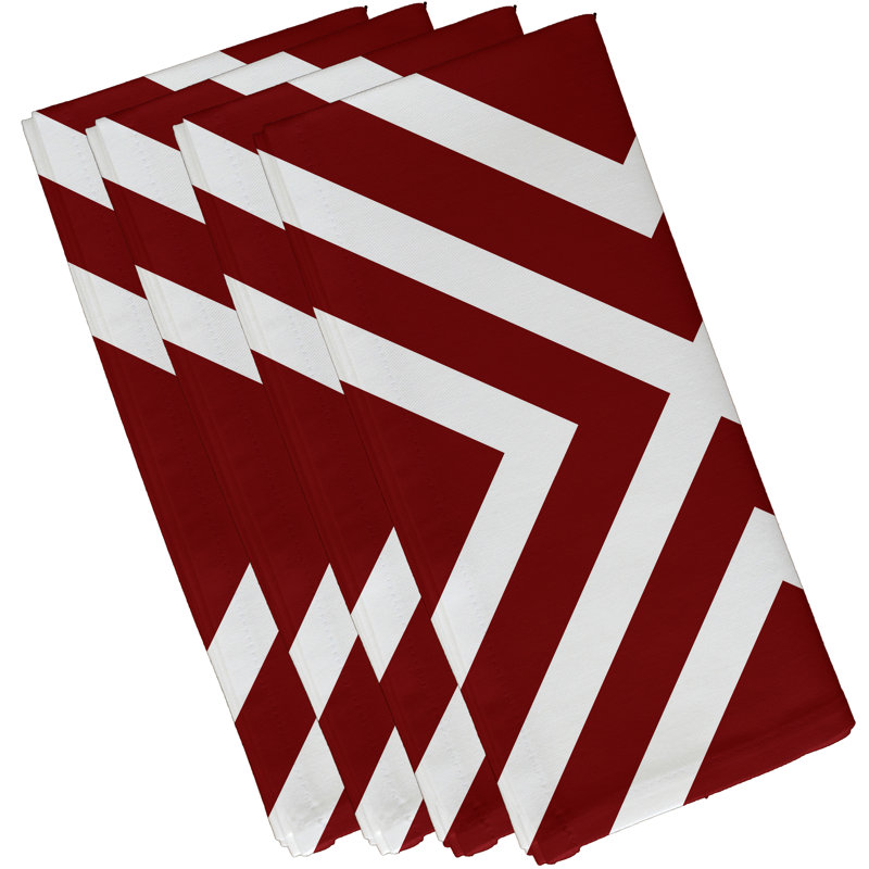 Serviettes Valen, L 18 po x L 18 po, Cardinal
