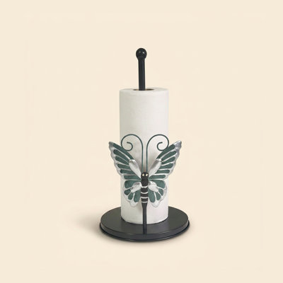 Butterfly Free-Standing Countertop Paper Towel Holder, Metal Base