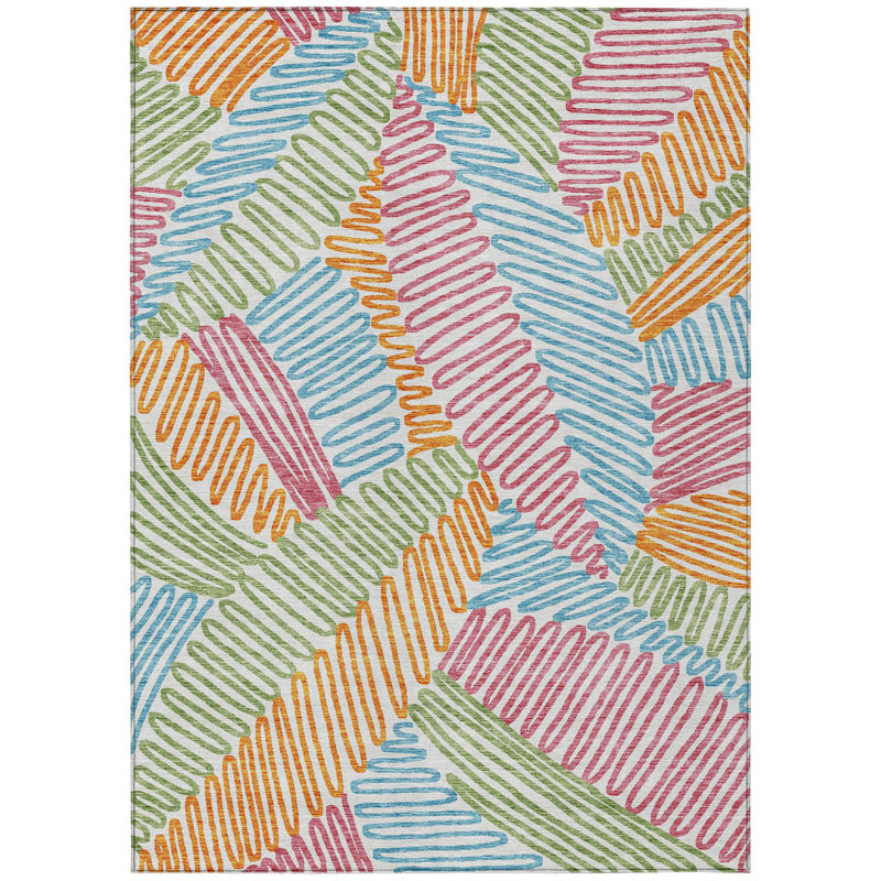 Tapis intérieur / extérieur Maliana, Rectangle 8 pi x 10 pi