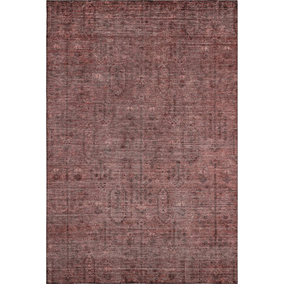 Premium Machine Washable Prisco Paprika Rug