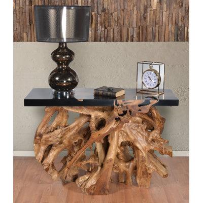Artistic Floating Teak Root Console Table