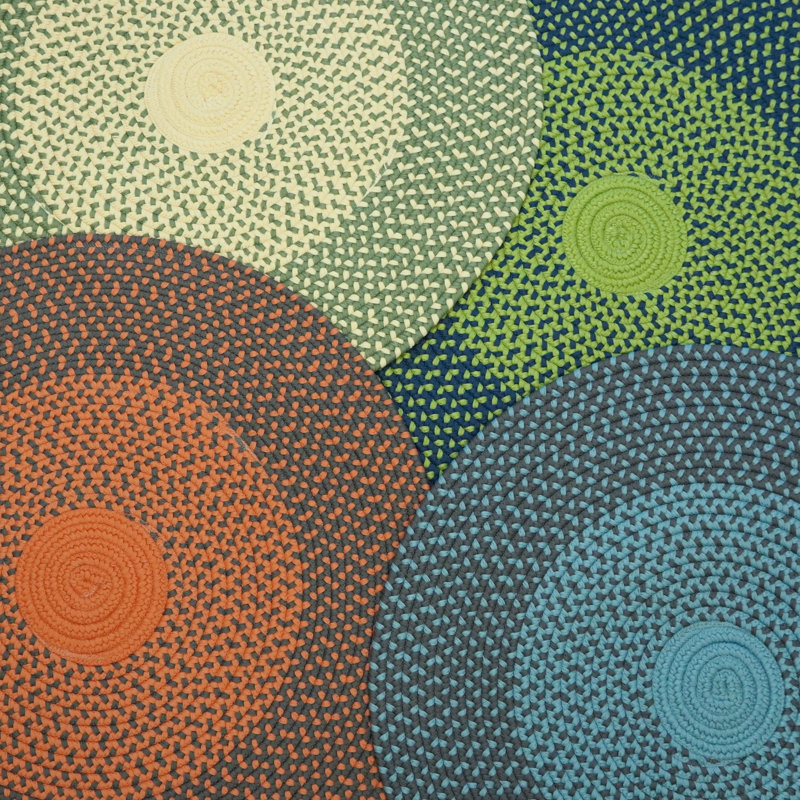 Tapis rond intérieur / extérieur Cape Eden, Rond 3 pi