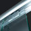 Porte de douche double coulissante WOODBRIDGE de 44 à 48 po de largeur x 72 po de hauteur avec verre trempé transparent de 5/16 po (8 mm)