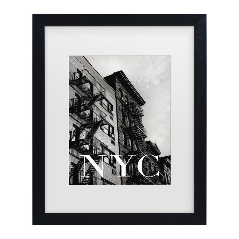 Œuvre encadrée «Bachel Rikard Martin Nyc Fire Escapes 2 Matted»