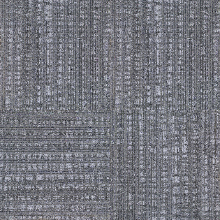 19.7'' W x 19.7'' L Multi Level Loop Polyester Carpet Tile