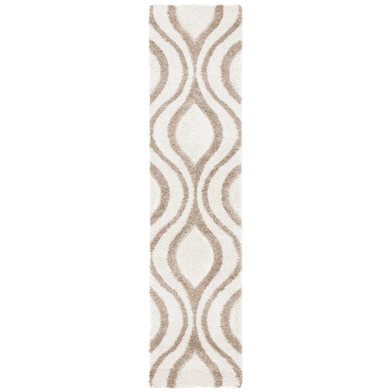 Altoona Shag Performance Geometric Rug, Runner 2'3" x 9'