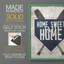 Impression encadrée Home Sweet Home Base - bois massif-439792516-439792517