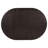 Espresso Oval Extension Leaf Dining Table
