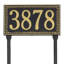 Egg and Dart 1-Line Lawn Address Sign-686843607-686843600