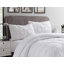 Ensemble de couette 3 pièces en microfibre à plis piqués Swift Home - Couleurs unies et motifs rayés - Toutes saisons, durable, facile d'entretien-8745452-156299570