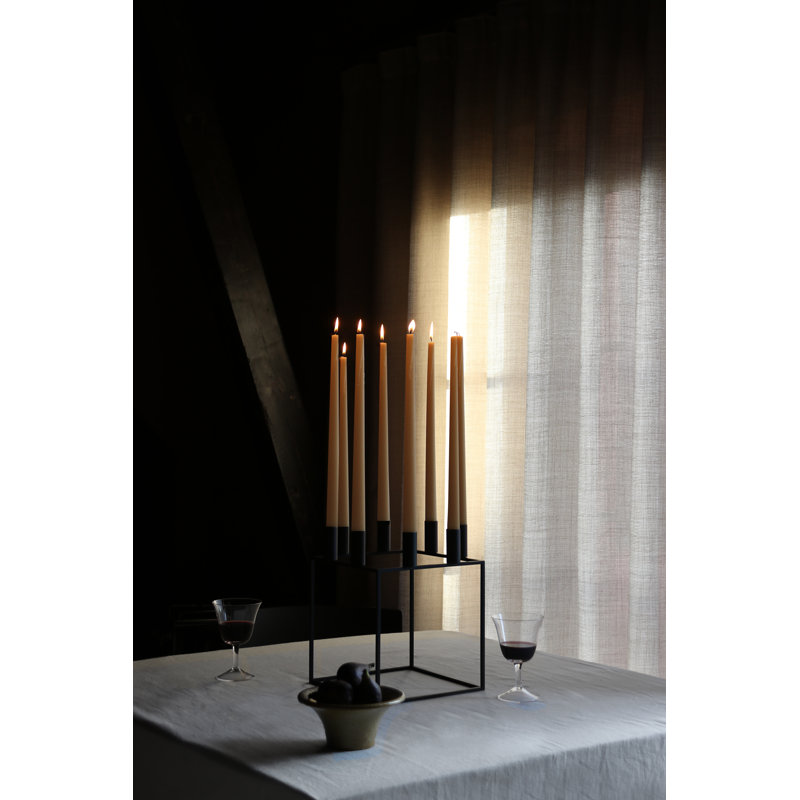 Kubus Candelabra, Black