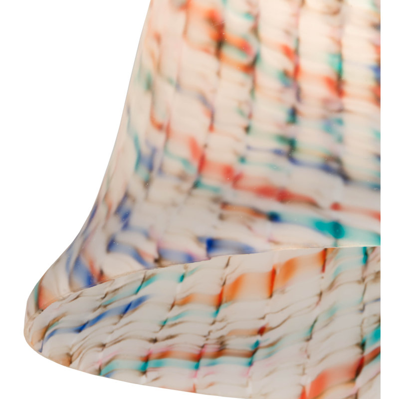 Luminaire suspendu paon en verre Peacock