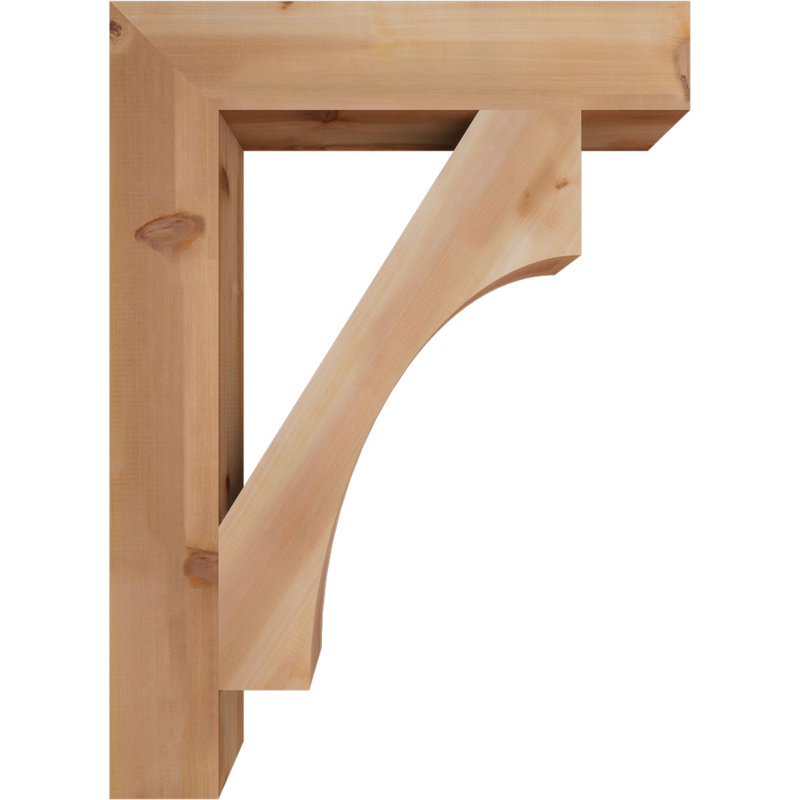 Support Westlake Block, Cèdre rouge de l'Ouest (lisse), H 44 po x l 5,5 po x P 32 po