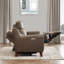 Canapé inclinable moderne en cuir fleur sans accoudoirs Modern Sofatorino-941062976