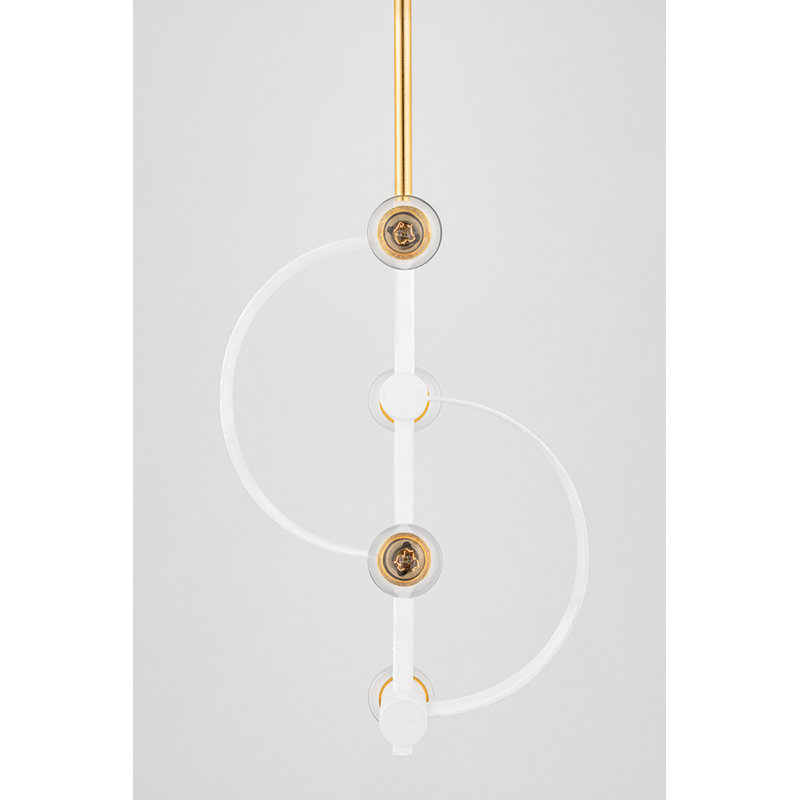 Luminaire suspendu géométrique 4 lumières Maddie