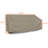High Density Multipurpose Waterproof Outdoor Loveseat Bench Cover,Patio Louange 3-Seat Deep Bench Cover-2039825355
