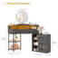 Dressing Table with Mirror-37793619