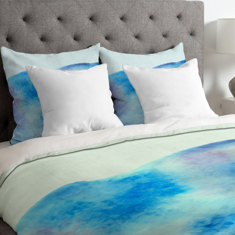 Housse de couette ocean maré, Housse de couette pour lit simple / TG