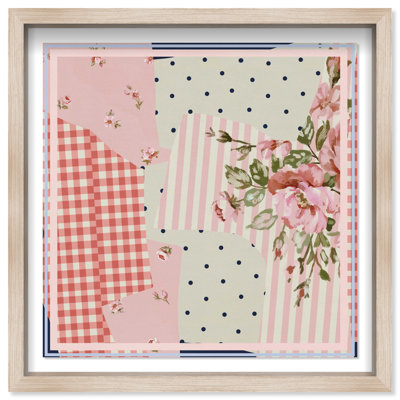 Patchwork Glam Print by Oliver Gal