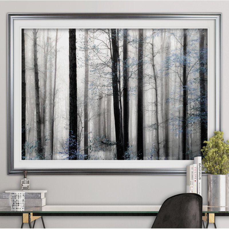 " Waiting For Spring ", Silver, 30" H x 40" W x 1.5"