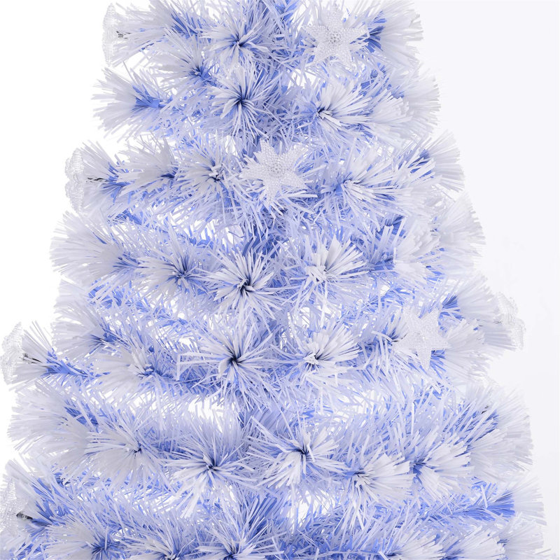 Arbre de Noël artificiel régulier (double) avec aiguilles bleues