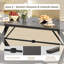 Chaise de salle à manger d'extérieur en métal-644459376