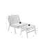Méridienne avec repose-pieds l 24 po Evangline-394704072