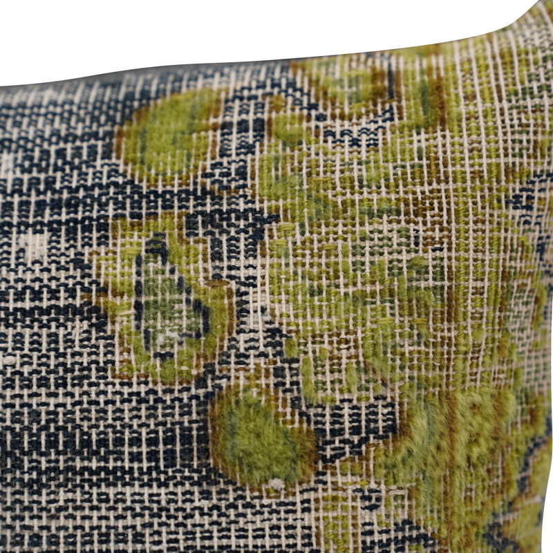 Housse de coussin rectangulaire 100% laine