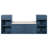Trexm All-in-one Entryway Storage Bench With Cushion, Compartments, Drawers & Open Shelves, Storage Bench For Hallway, Mudroom, Living Room(Antique Navy)-1906449677