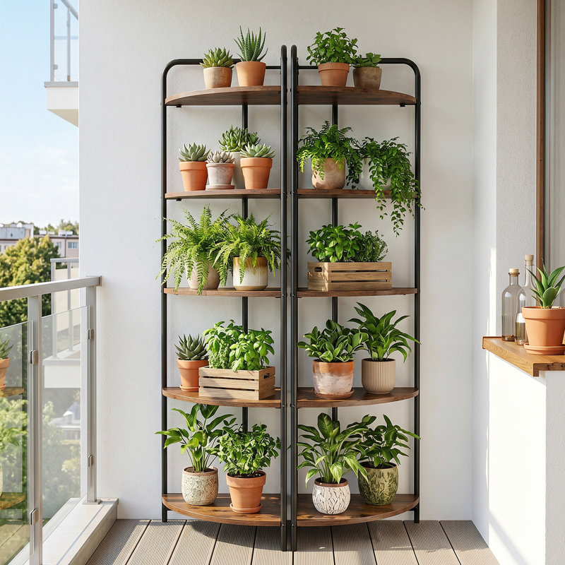 151cm H x 34cm W Metal Bookcase