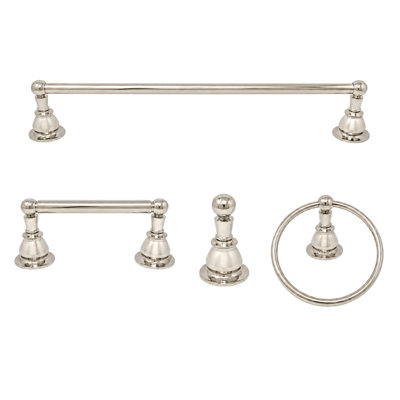 Ensemble de quincaillerie pour salle de bain 4 pièces Rio Grande P4BRIO18