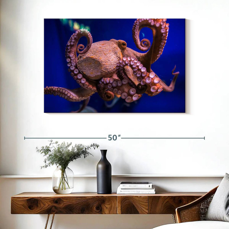 Octopus Prowess, 26" H x 39" W