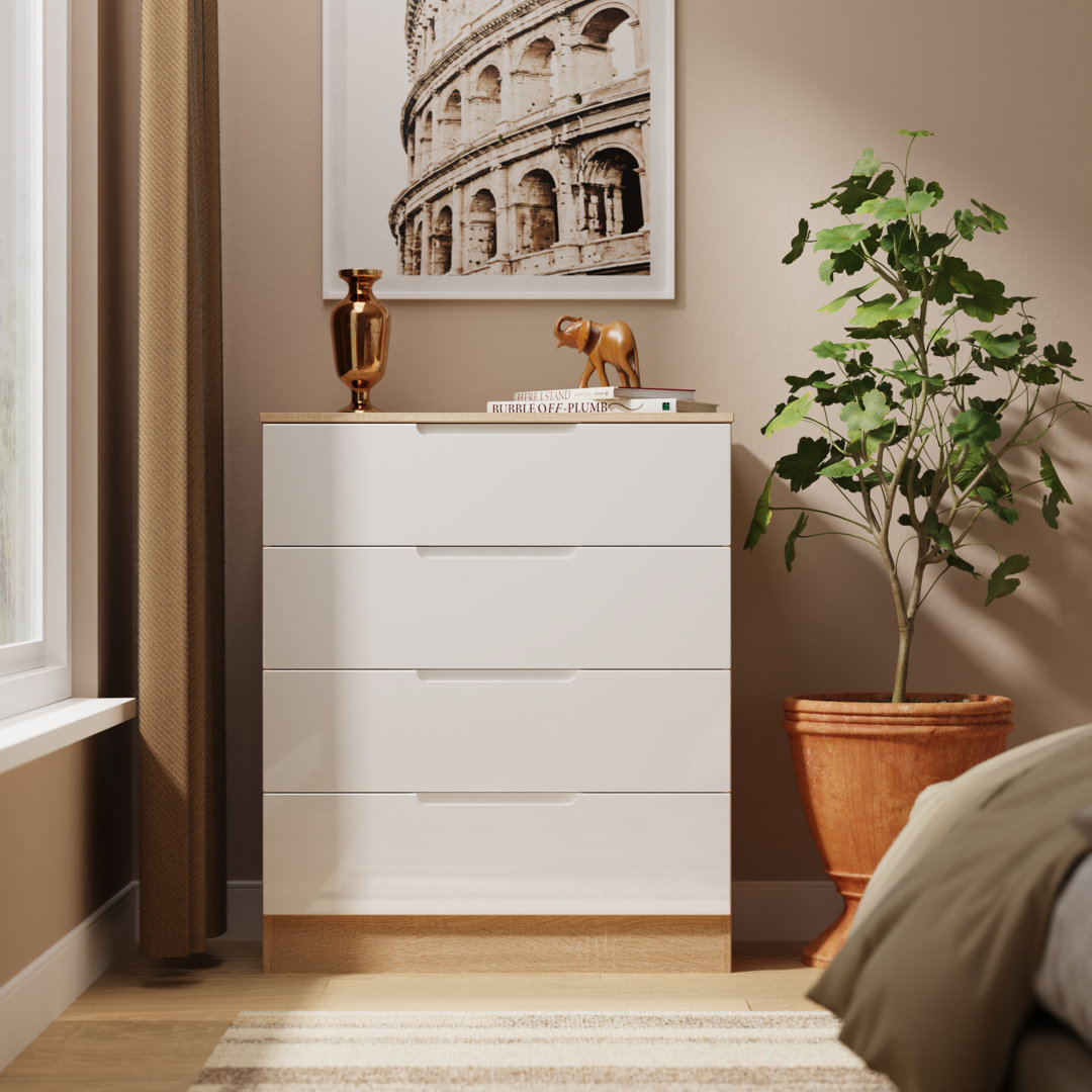 74cm W 4 - Drawer Chest of Drawers