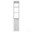 Parks Linen Bathroom Storage Cabinet With One Doors, Tall Bathroom Cabinet With 6 Shelves, For Bathroom, Living Room, Kitchen-947875755