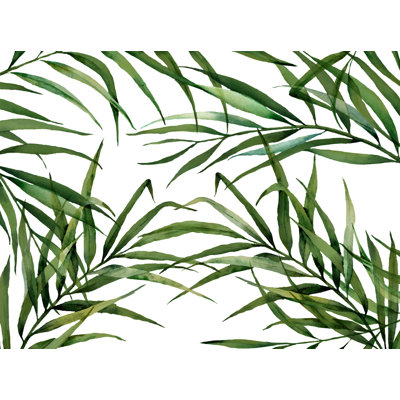 «Glass Palm 1» par Nathan Turner, peinture sur acrylique sans cadre