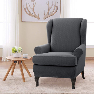T-Cushion Wingback Slipcover