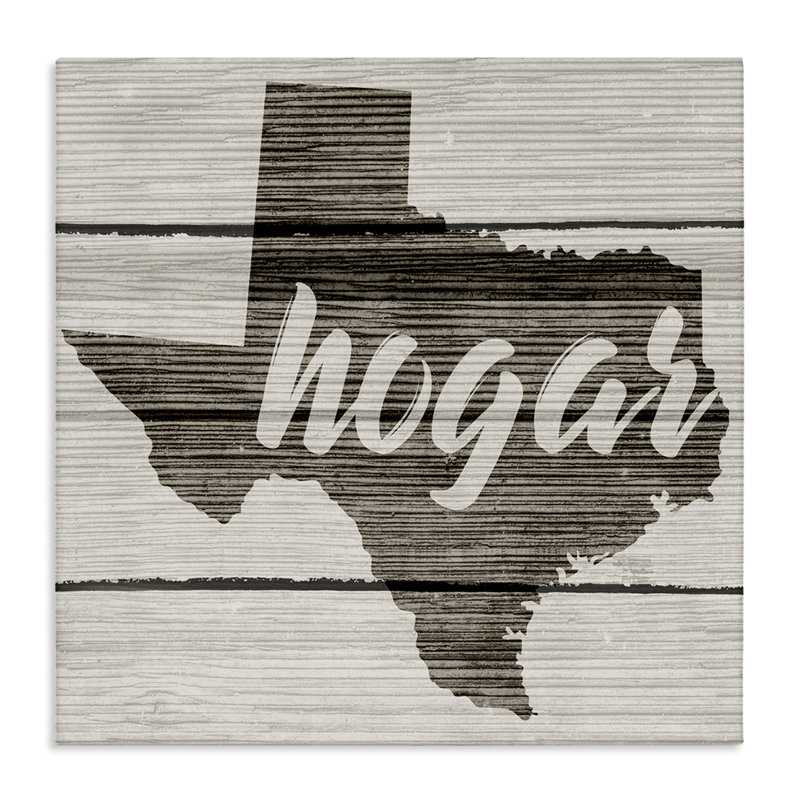 Art mural Hogar Estado de Texas par Lil 'Rue, H 17 po x l 17 po