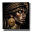  «Golden Look» par Rey Klimt, art mural sur toile, 26 po x 26 po