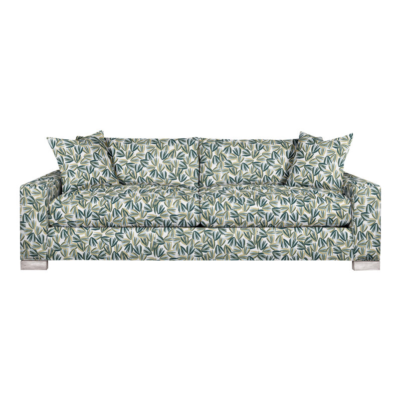 Canapé Claremont, Perigold Palmetto Verdigris, Gris colombe