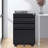 3 Drawer Mobile File Cabinet With Lock,Metal Filing Cabinets For Home Office Organizer Letters/Legal/A4,Fully Assembled-461650418